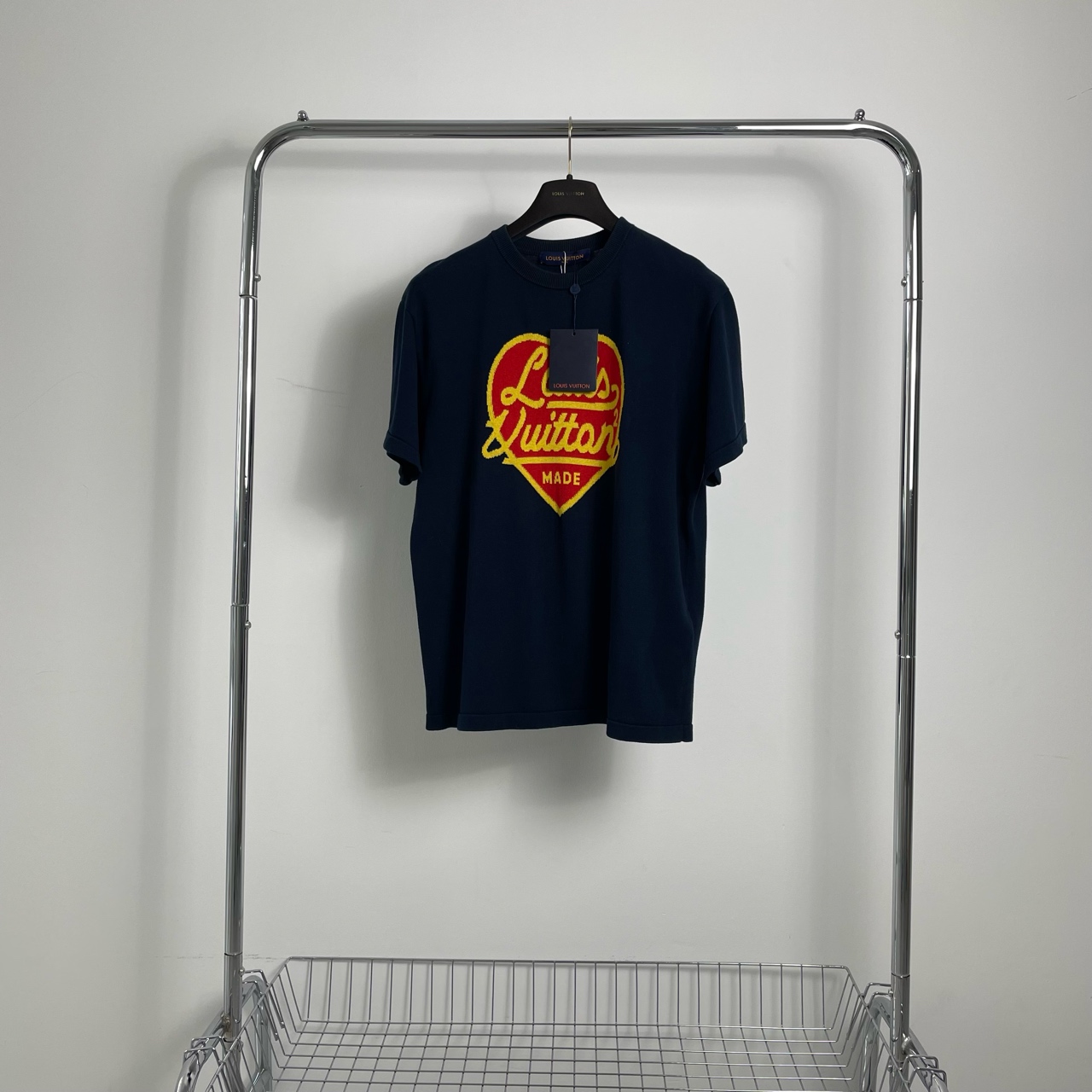 全新未使用 LouisVuitton/路易威登 联名nigo爱心短袖M码 yy00504