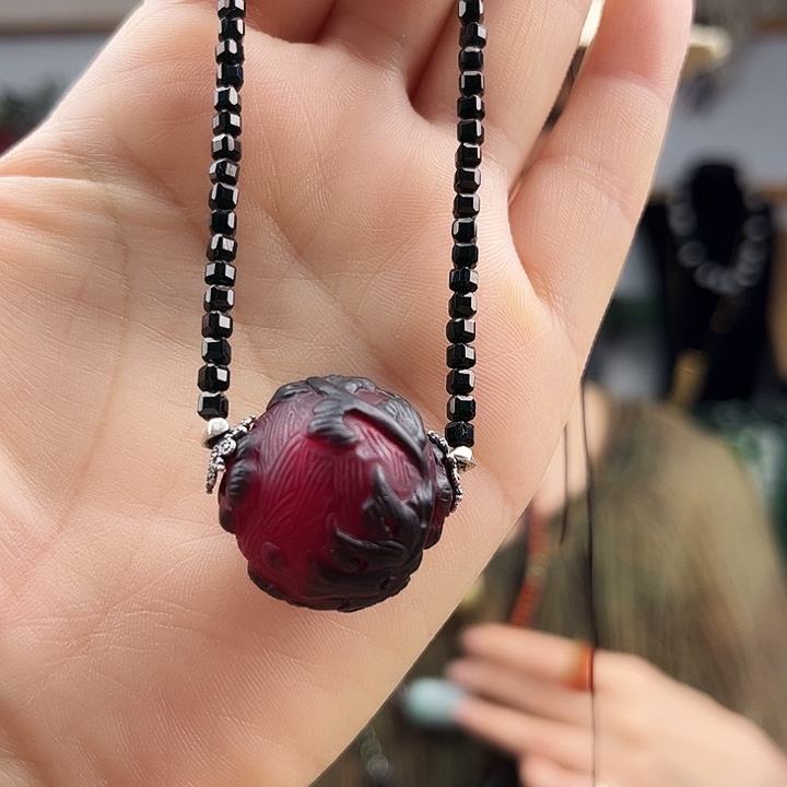 琉璃颈饰原创设计