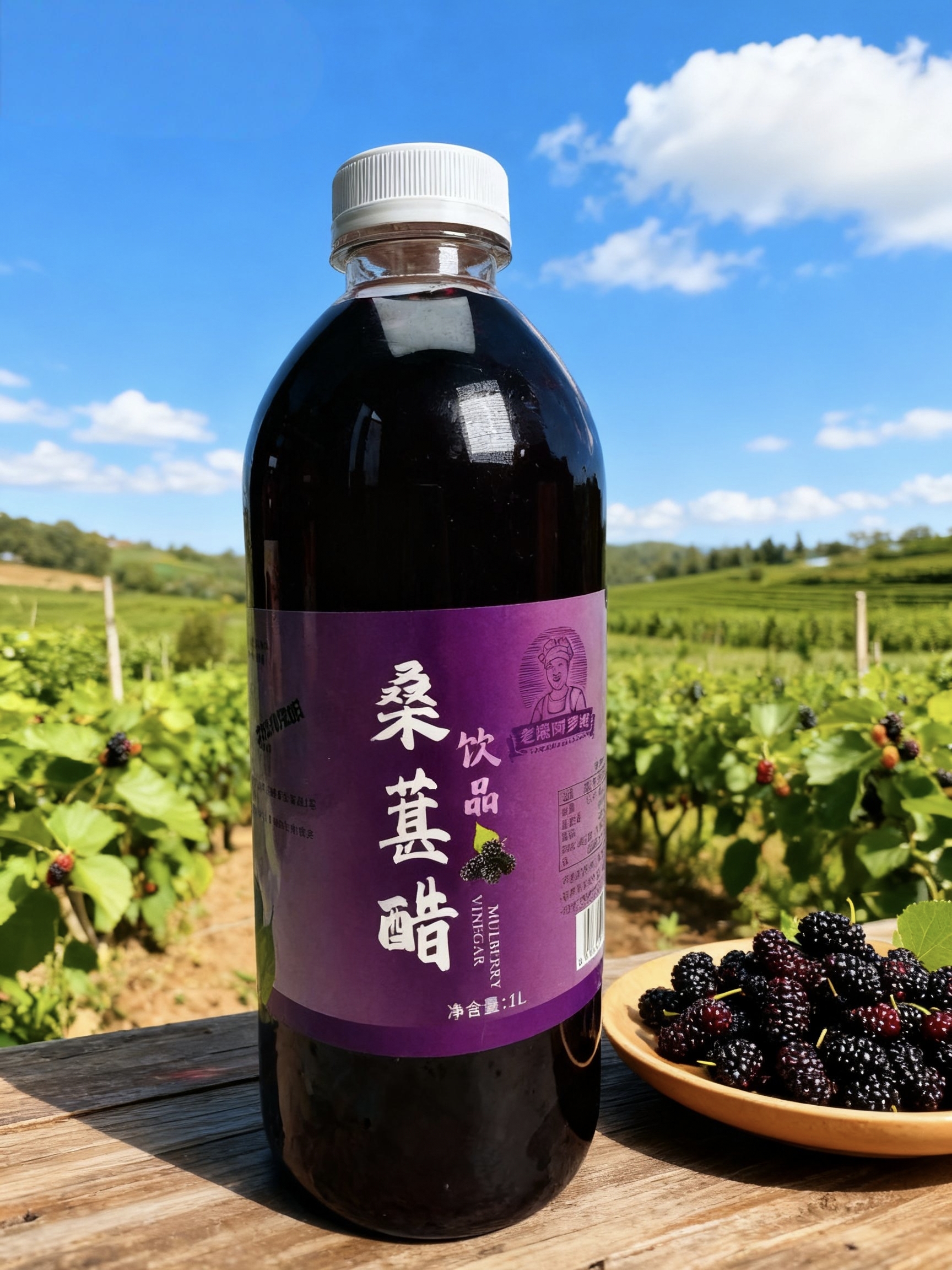 阿罗嫂果醋1L刺梨醋桑葚醋玫瑰花醋水果