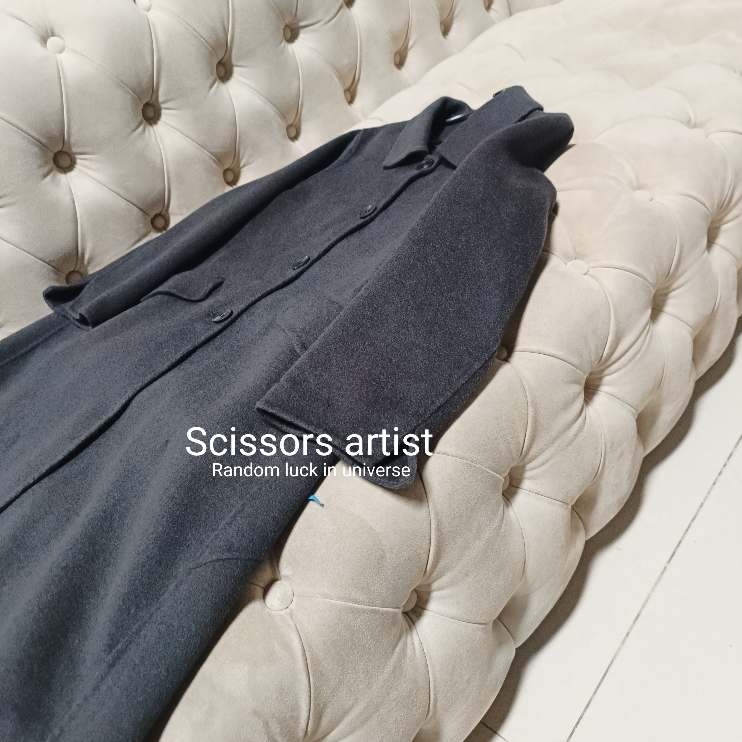 【Scissors artist】高端设计师走秀女装大衣5570