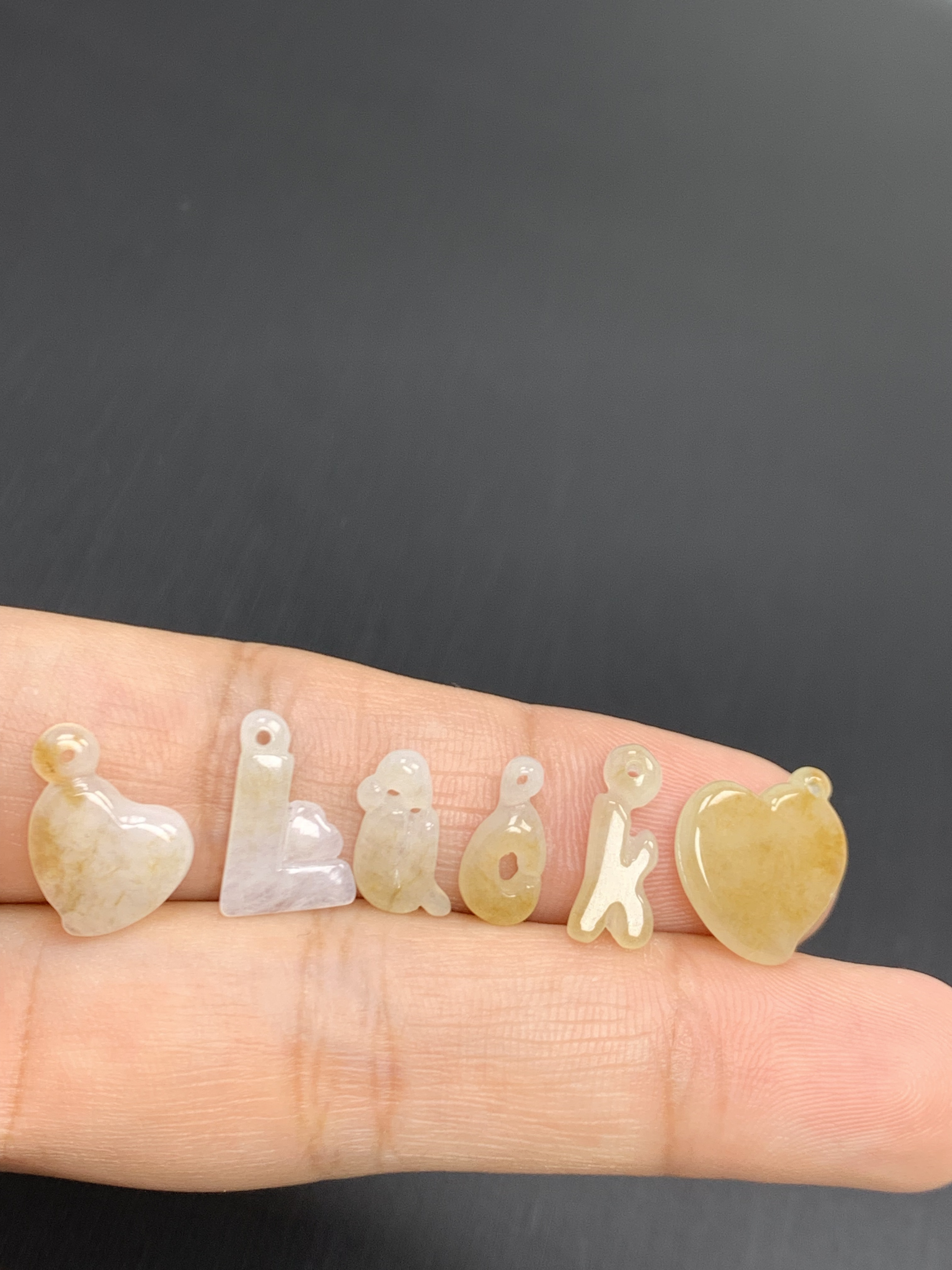 天然缅甸翡翠A货 精品锁骨链 迷你可爱女士冰透少女项坠提溜白色