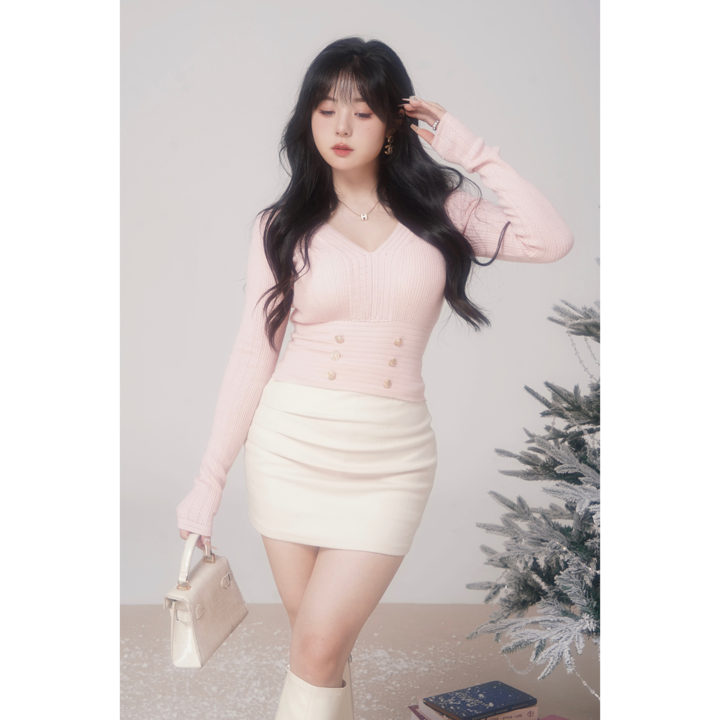 清清MengFairy 【盲&he系列3】连衣裙上衣裤子随机颜色款式566M