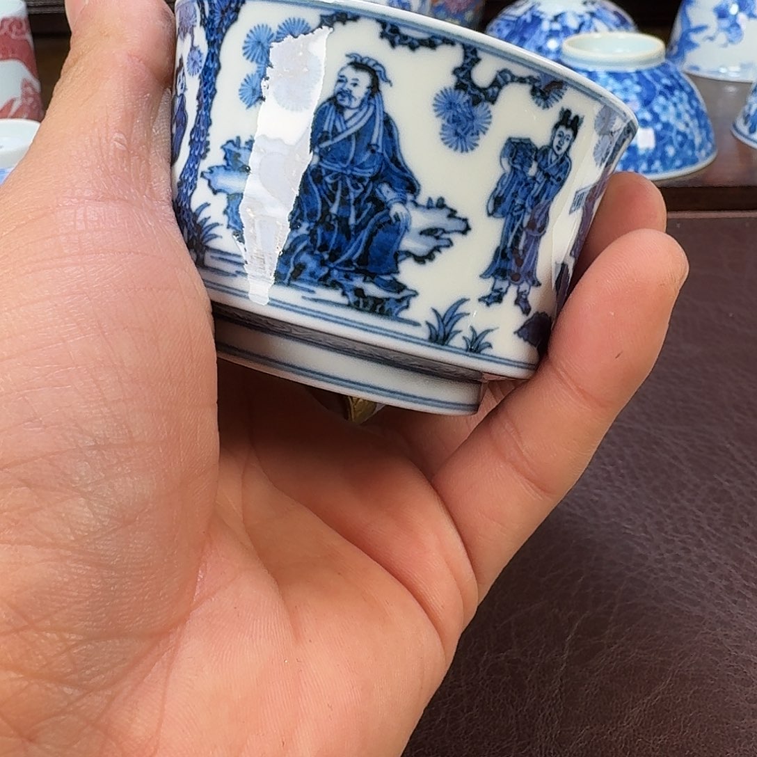 瓷片金*当代景德镇陶瓷手绘茶具