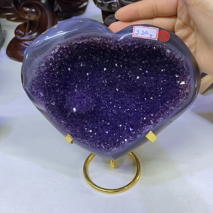 摆件未镶嵌紫晶莹