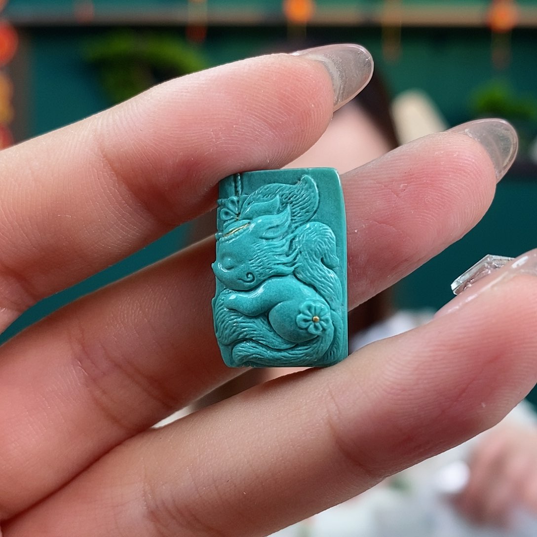 绿松石珠宝奇石未镶嵌