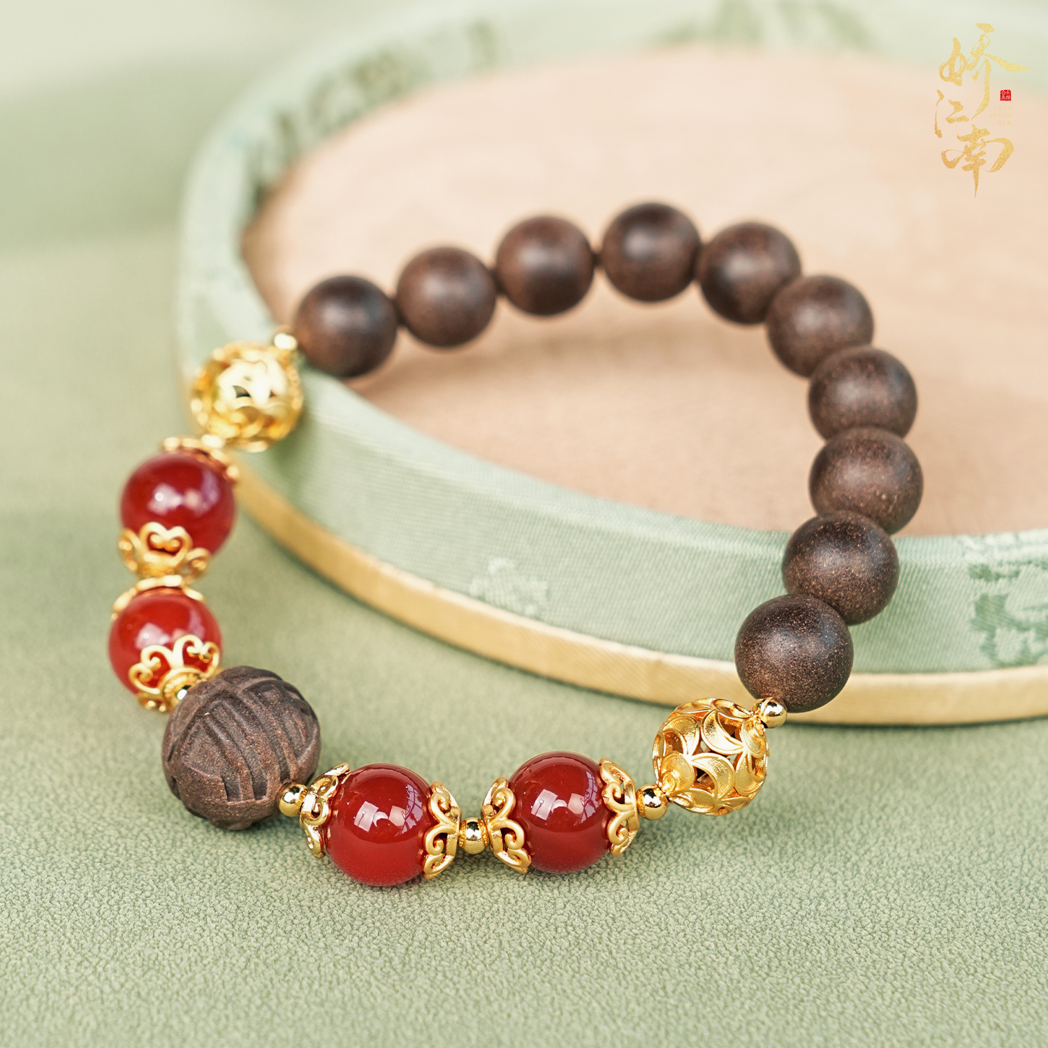 【五珍行气】手持古法冷凝合香珠手串合香珠