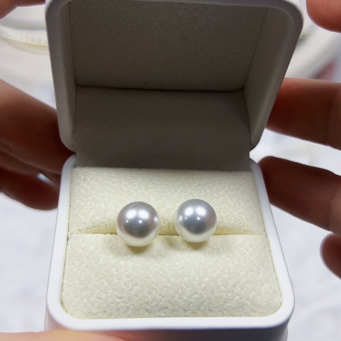 非金属925银白耳耳钉……