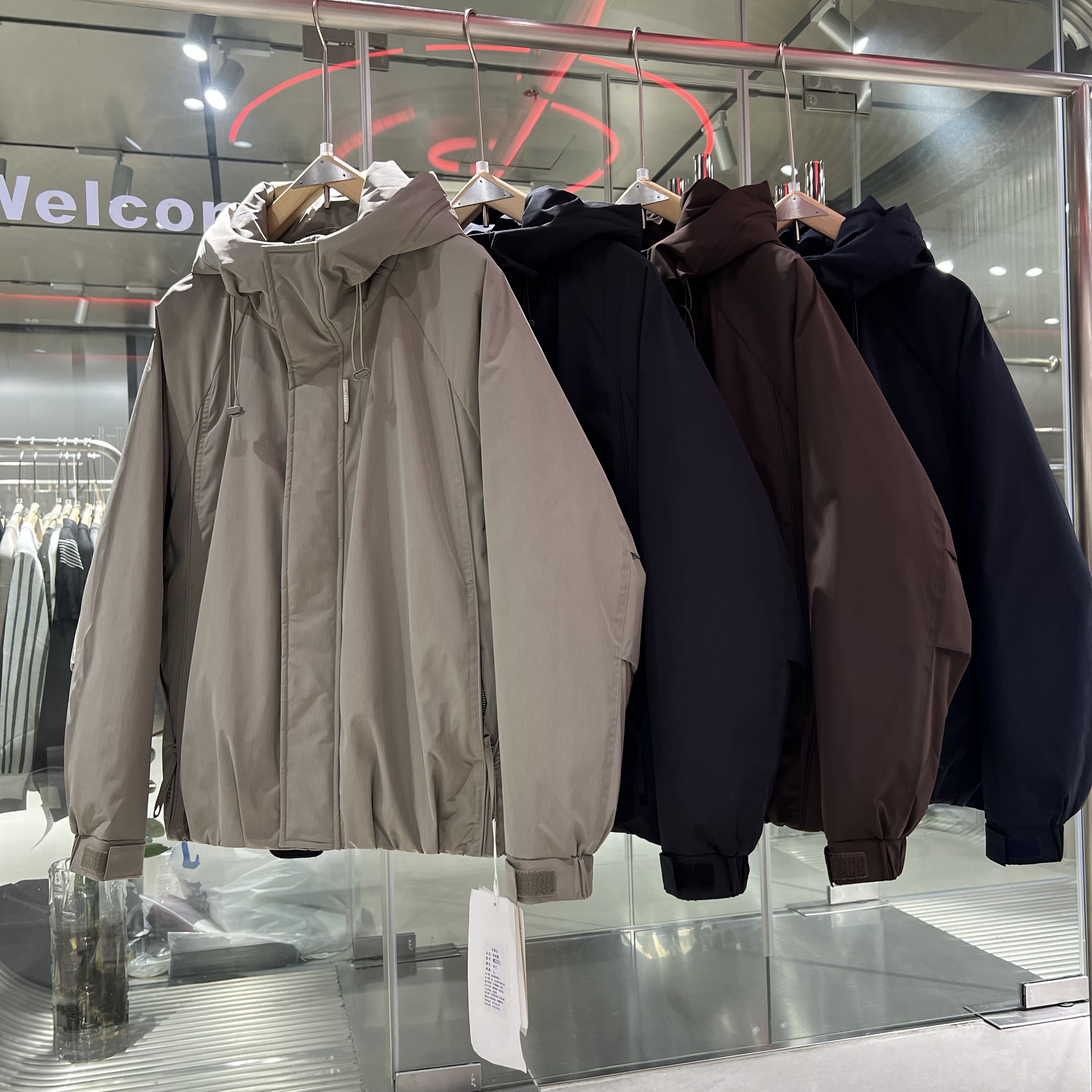 冬季新款轻奢风时尚保暖国标羽绒外套冬季潮流羽绒外套#2553