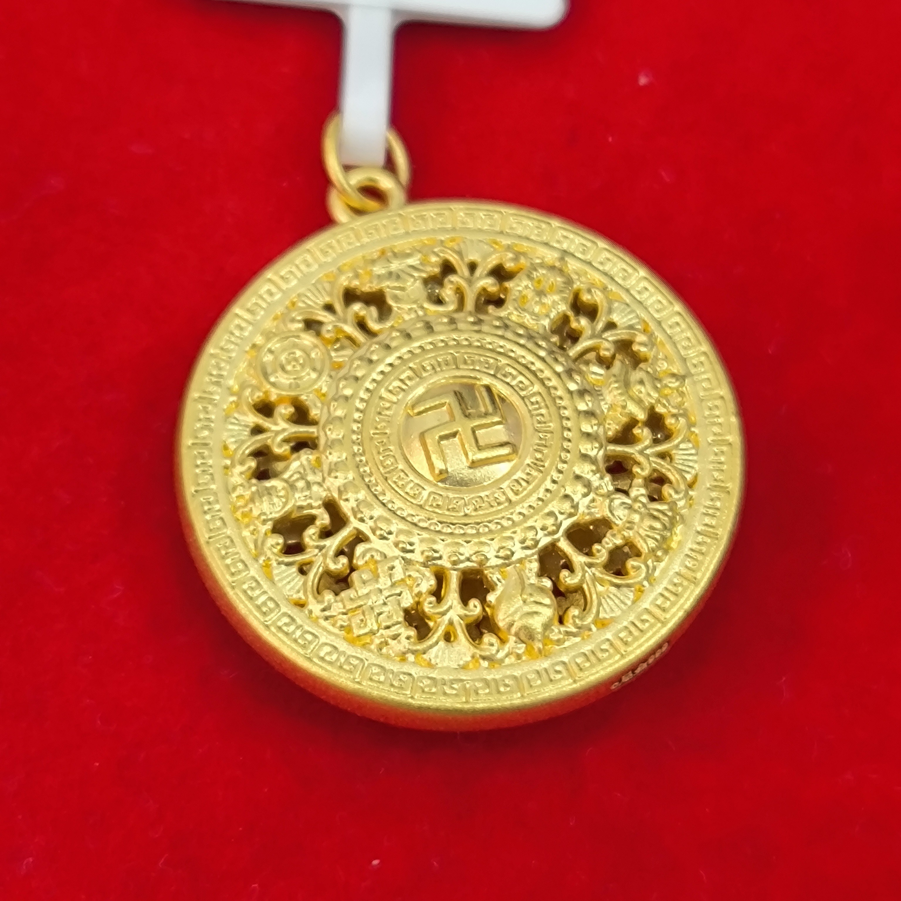 【莹莹专享】足金999 卍字罗盘  ZP 1.49 纳金添福