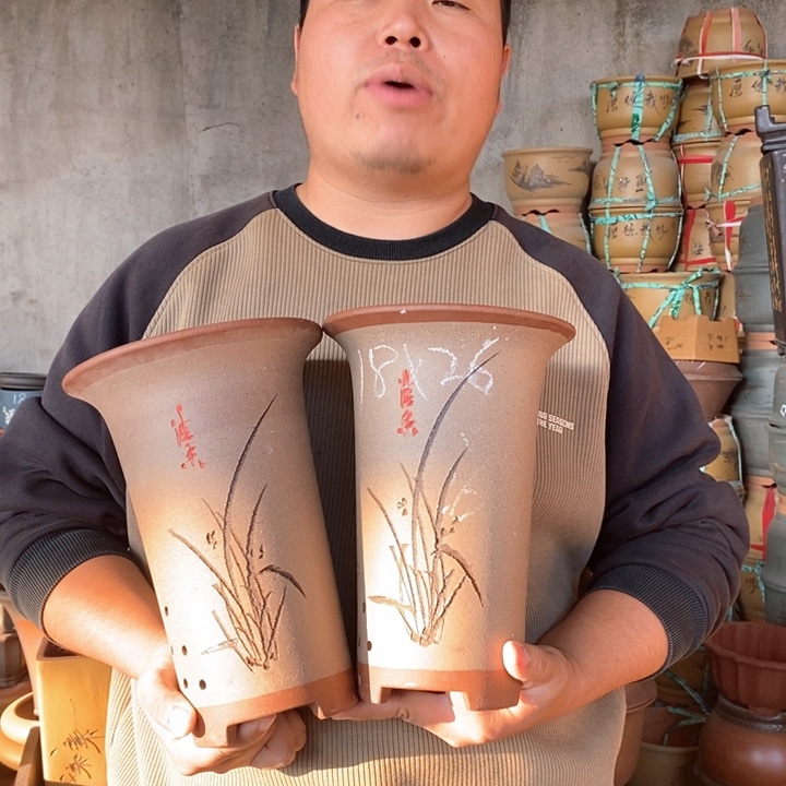 紫砂花盆盆栽花卉苗木种植