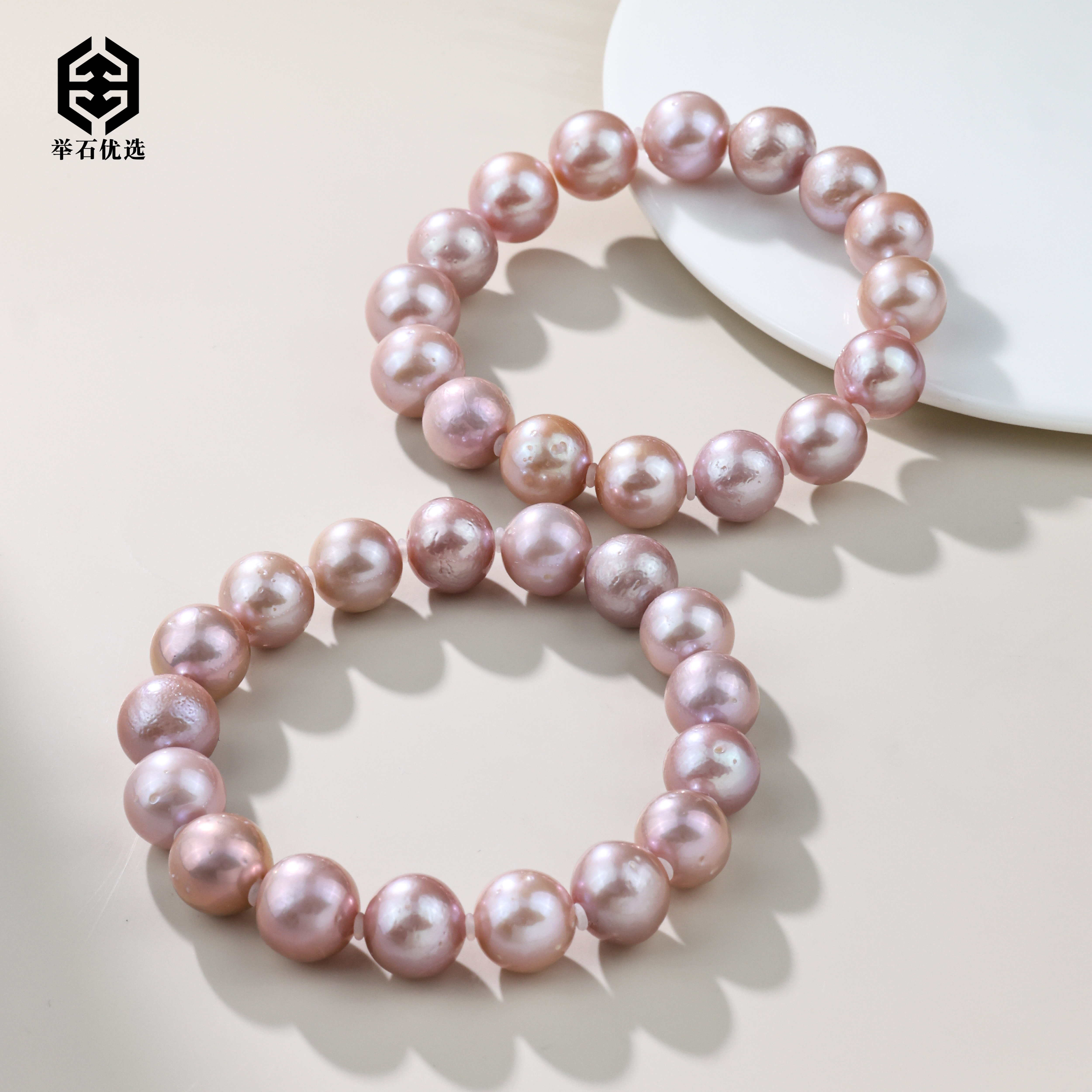 【举石精选】X0704-77-067淡水有核珍珠手串（一件/多样性发）E