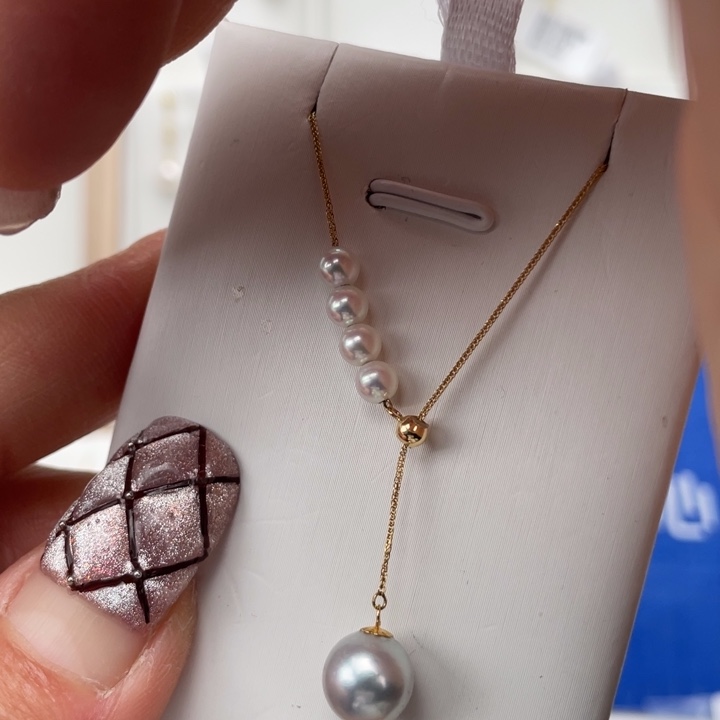 海水珍珠颈饰18K金镶嵌