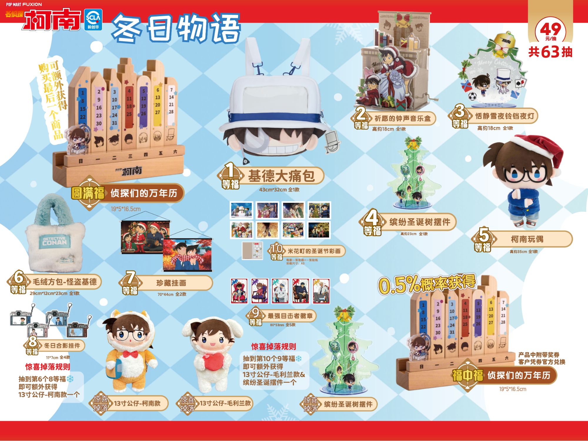 福赏 名侦探柯南 冬日物语（代拆）