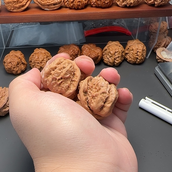 九***南吊坠文玩核桃38蛙蛙