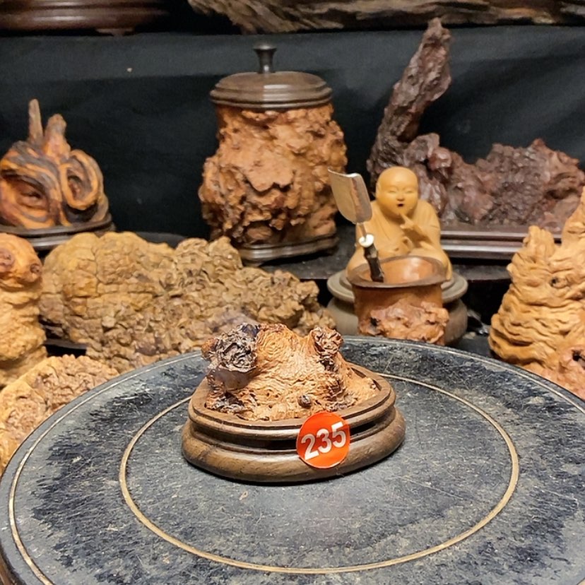 【闪购商品】235号荔枝木香炉工艺