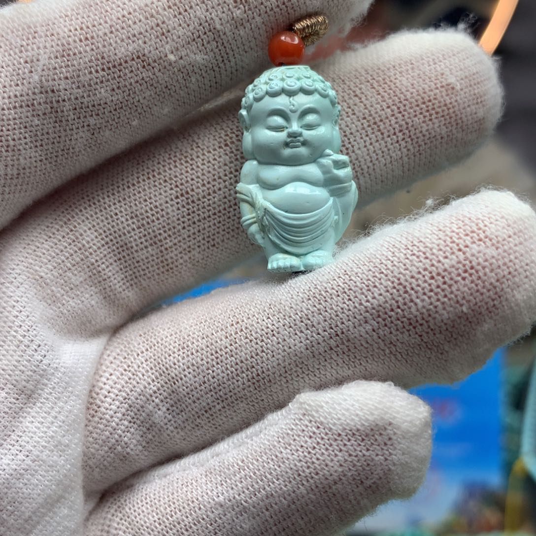 绿松石挂件未镶嵌