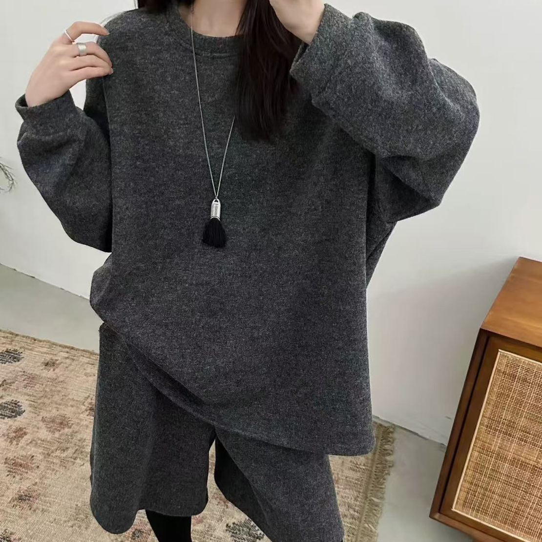 【女王定制】极简慵懒风休闲套装