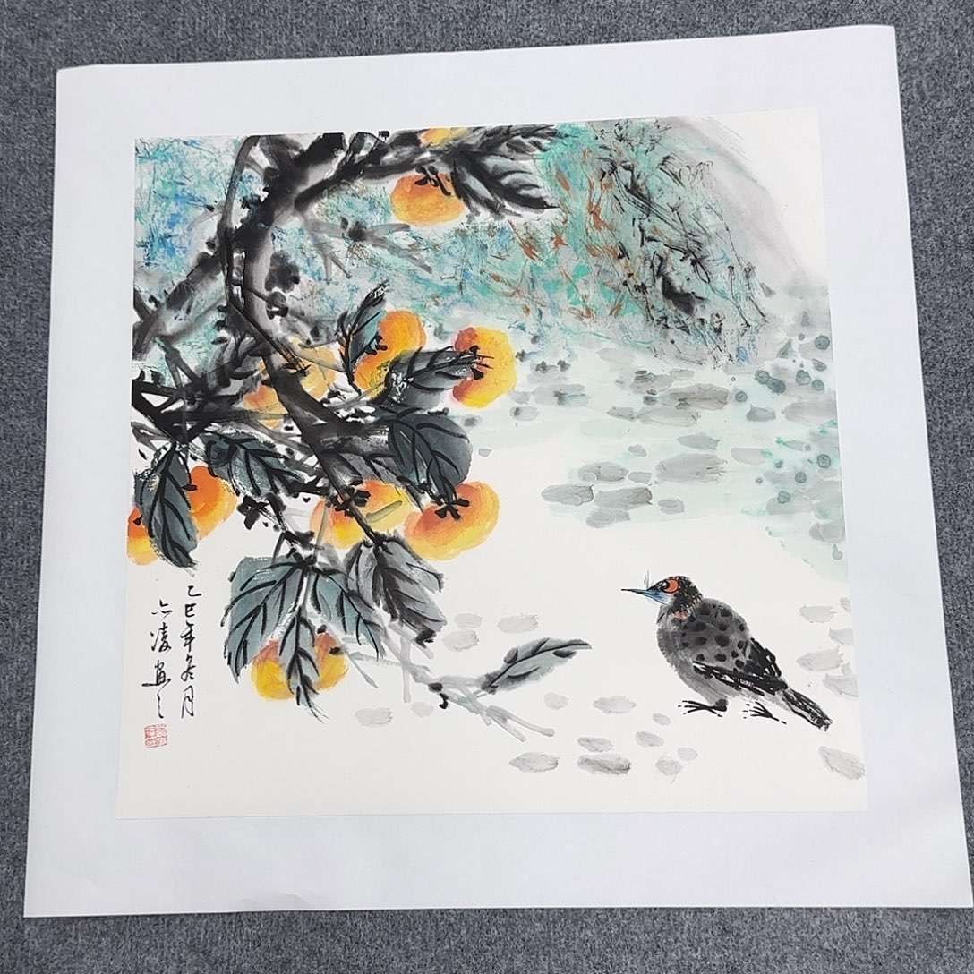 国画50*50纯手绘刘亦凌