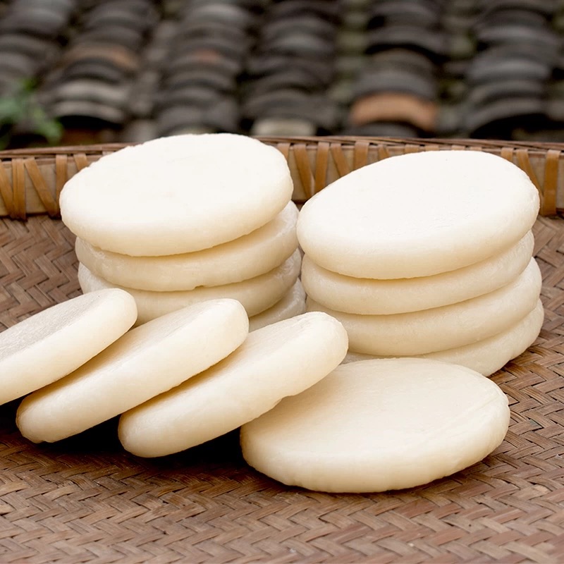 农家原味糯米糍粑传统工业手工制作