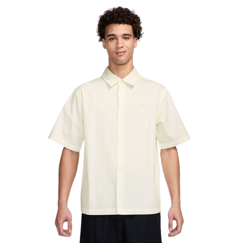 NIKE耐克男子AS M NK CLUB SS BTN SHIRT WSH短袖衬衫HJ2030-133