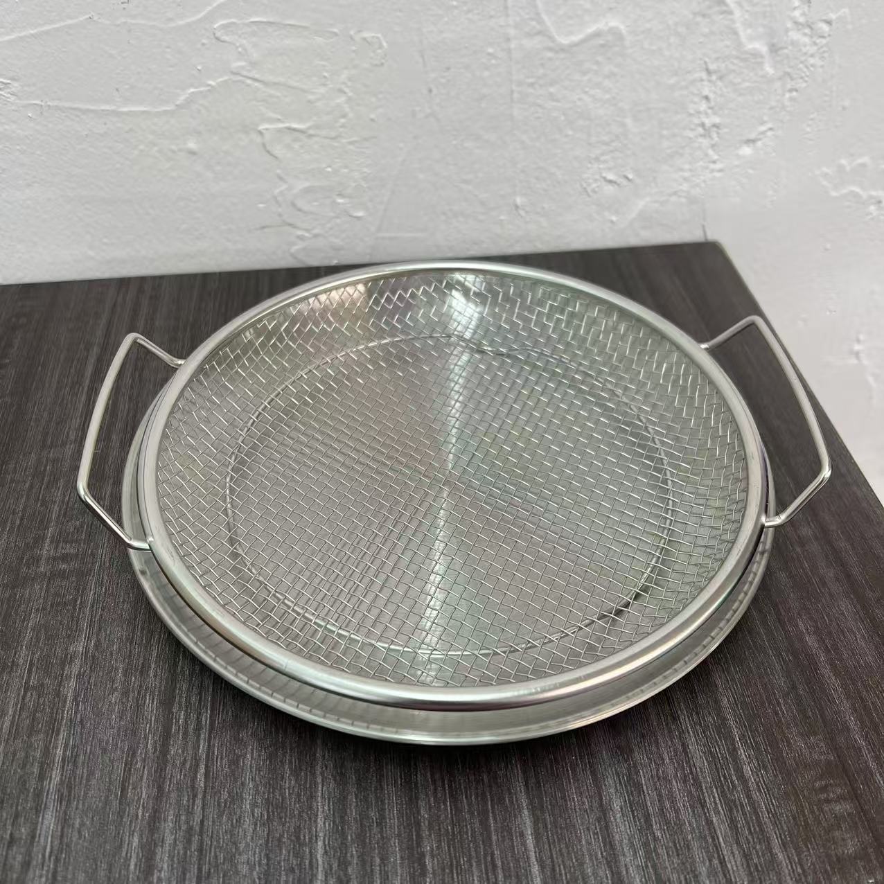 私人定制款22厘米油炸滤网配盘一套高档家用款【汤姆粉丝专属】