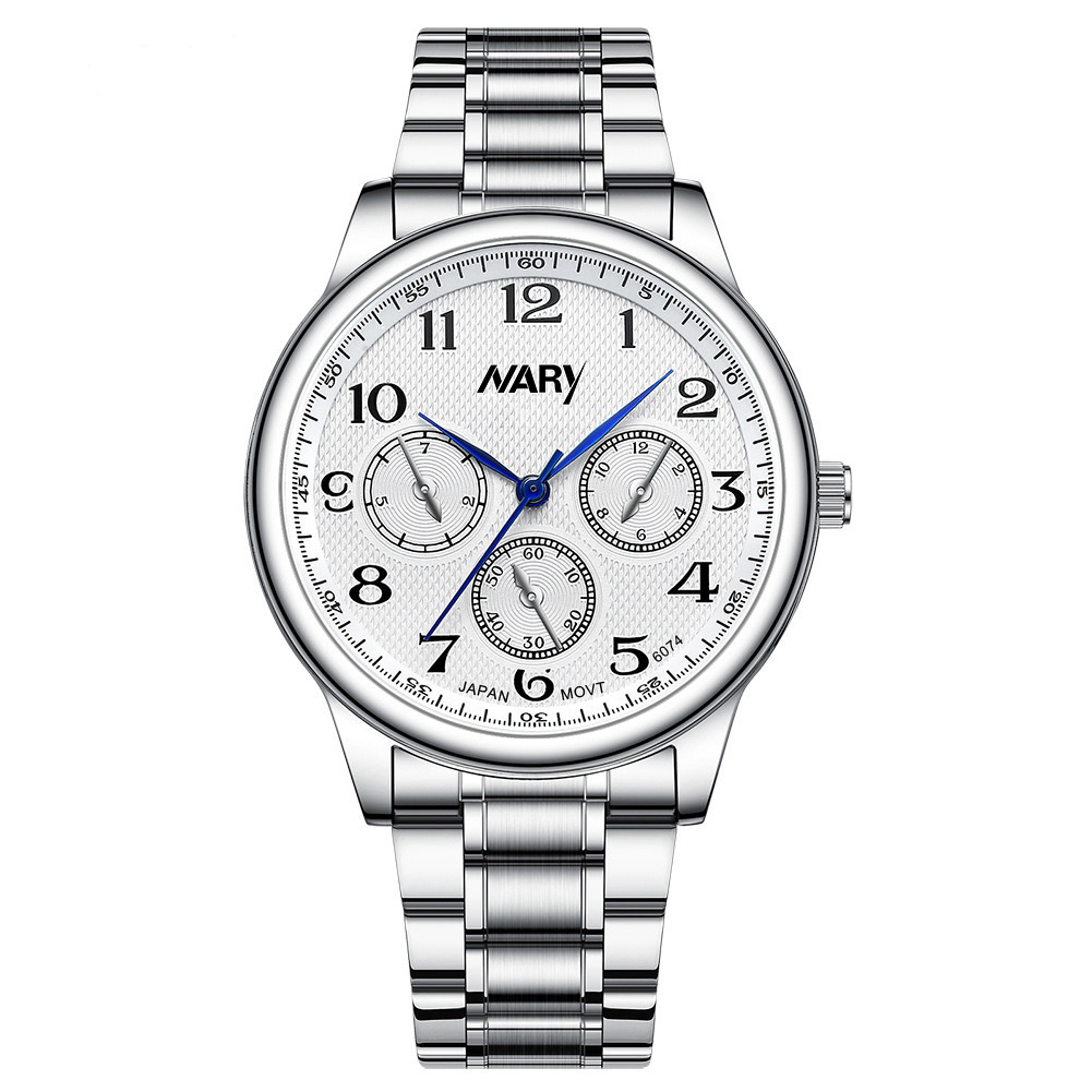 【官方正品】名匠系列数字大表盘气质时尚百搭简约男士腕表6074