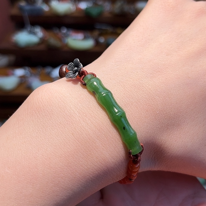 和田玉未镶嵌手链