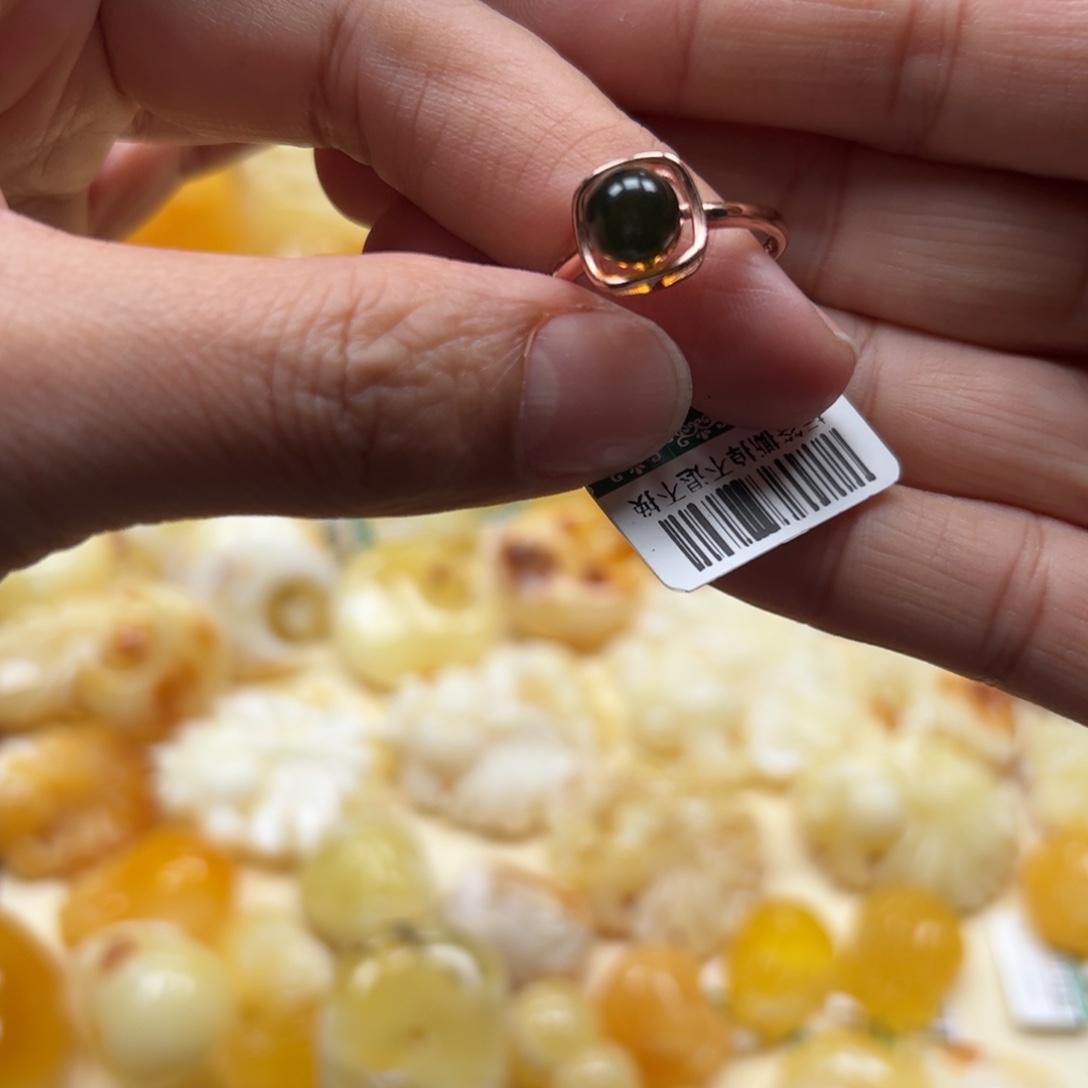 琥珀银S925镶嵌珠宝奇石