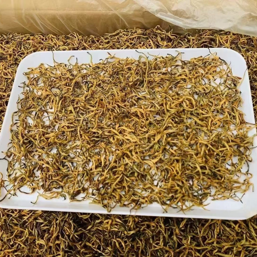 【滇红金丝单芽 】云南正宗滇红茶叶 金芽半曲 蜜香浓香