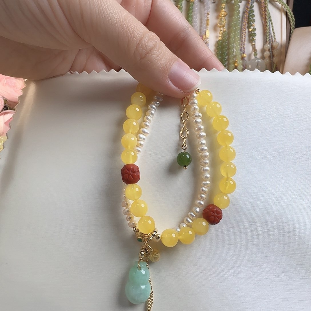 蜜蜡手链未镶嵌手串