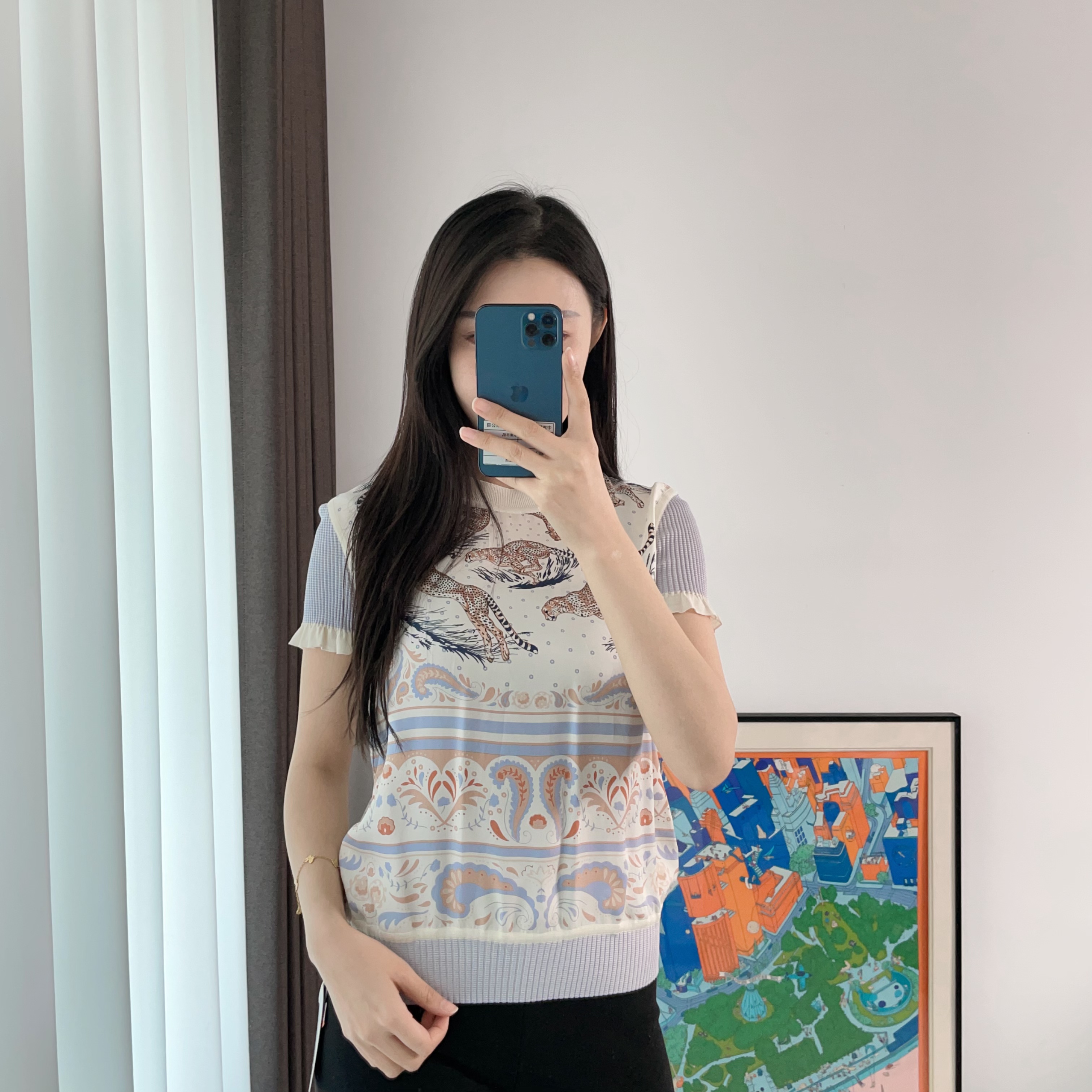 95新 Hermes/爱马仕 麦殿/短袖38码/250825VRSHF01