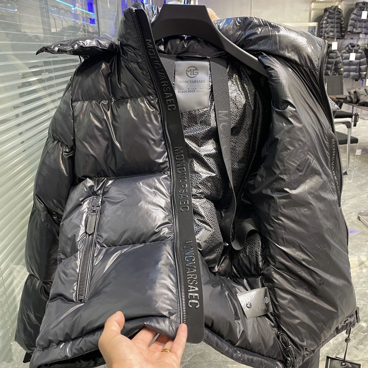 【黑珍珠5.0极寒系列】2024男女同款王嘉尔同款羽绒服外套