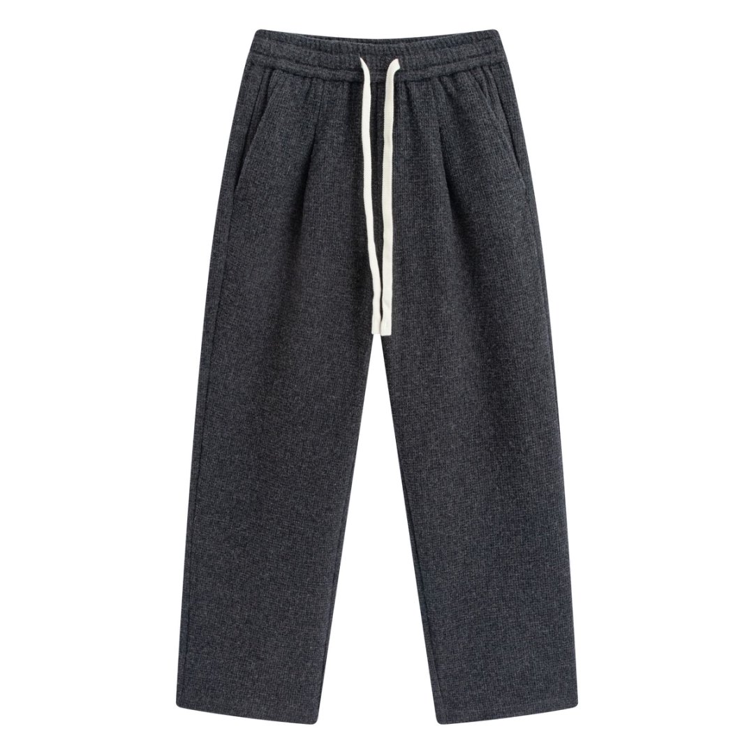 Cornfield Chase含近50羊毛混纺定制微锥重磅秋冬直筒长裤XK009