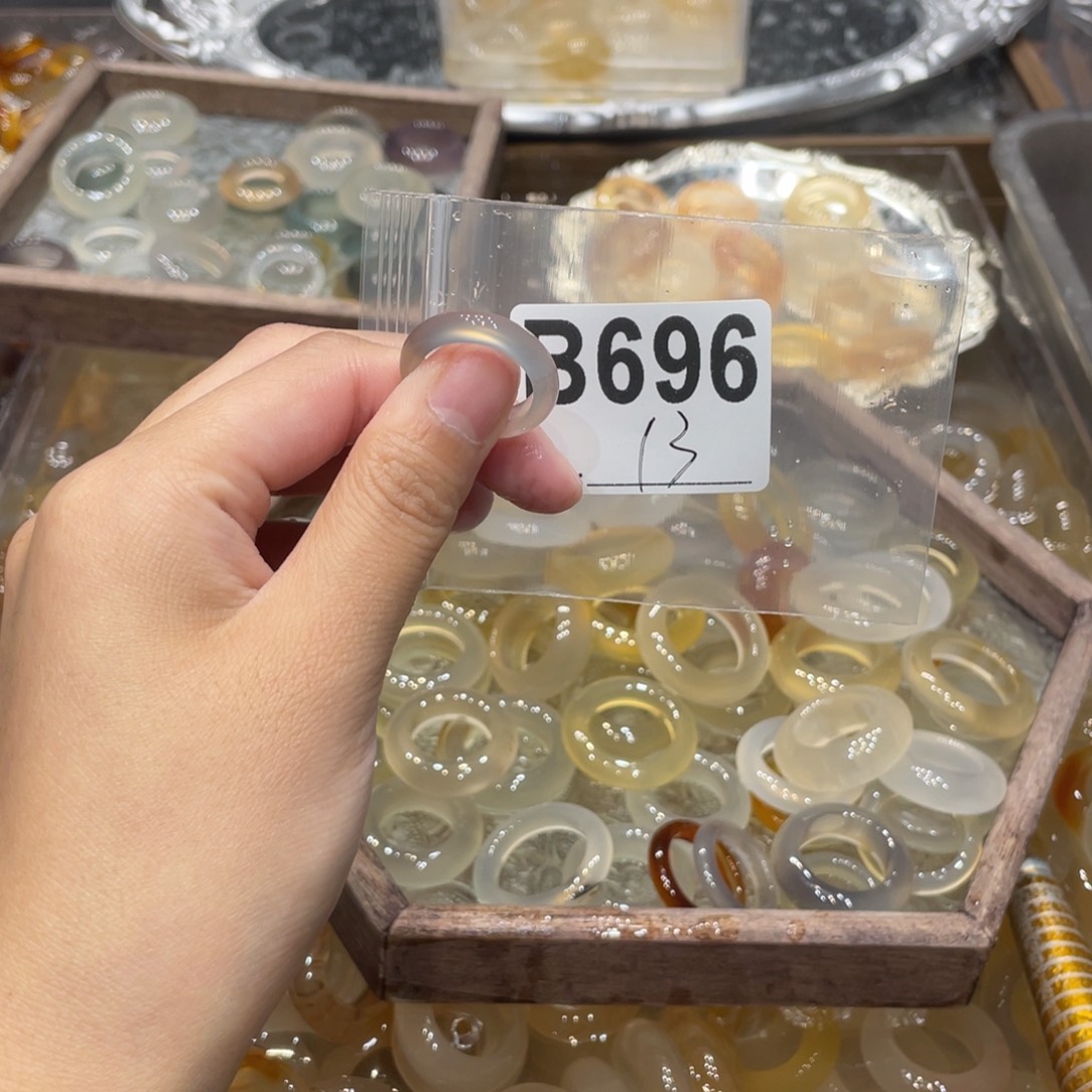 玛瑙/玉髓未镶嵌戒指696