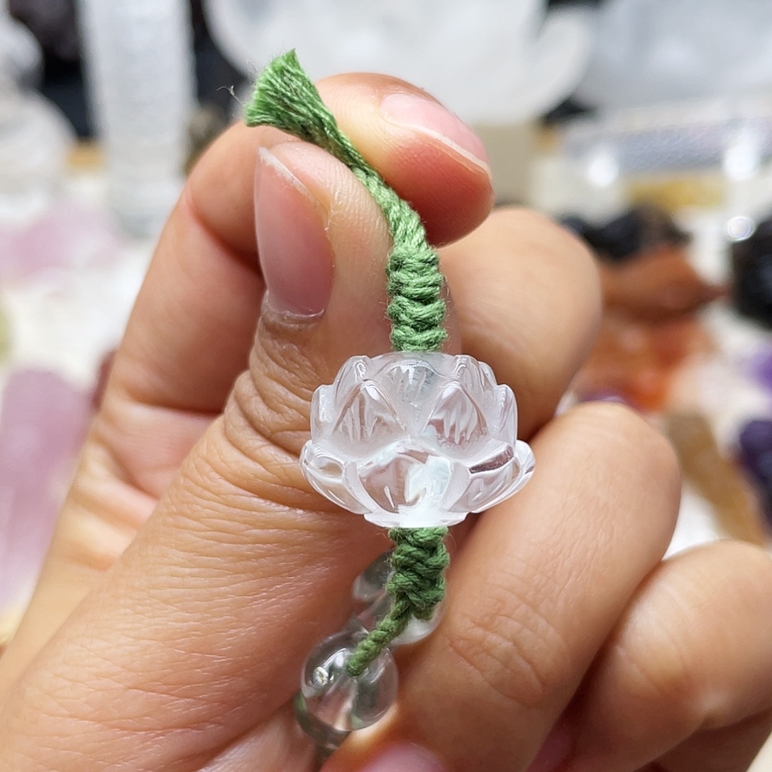 1***5水晶未镶嵌颈饰莲花