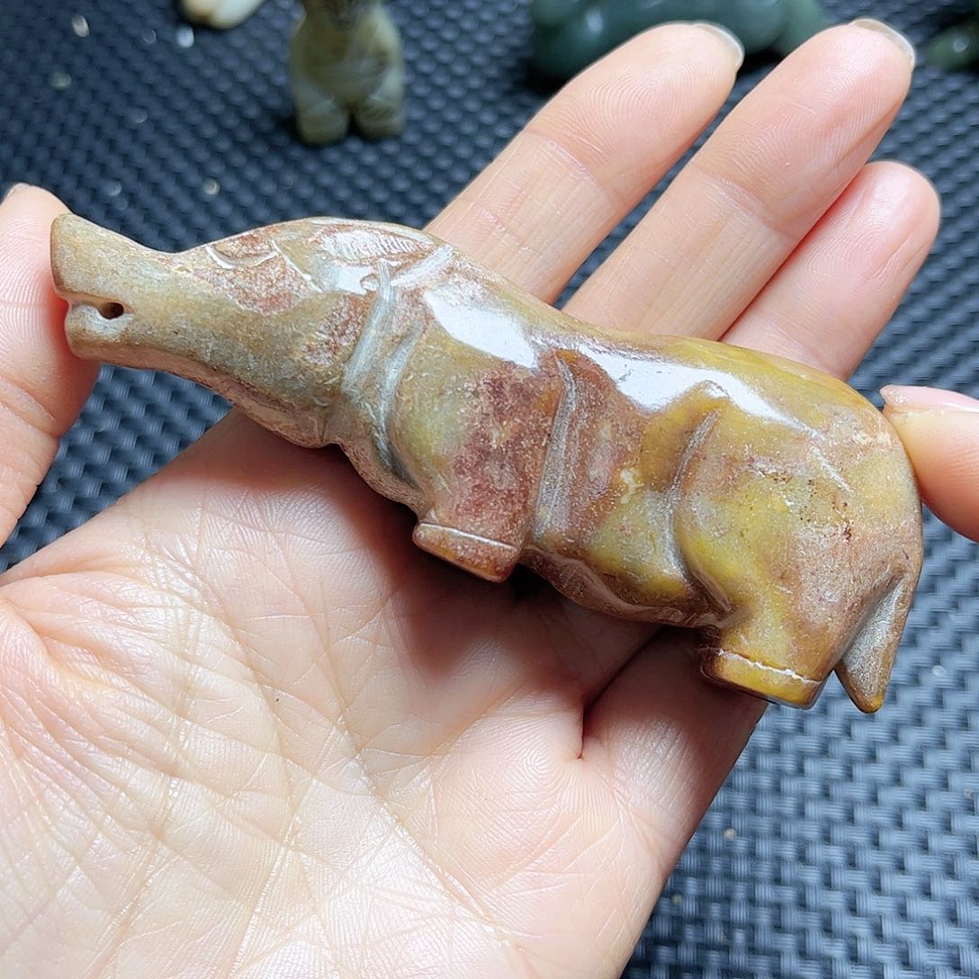 白玉菩提吊坠摆件