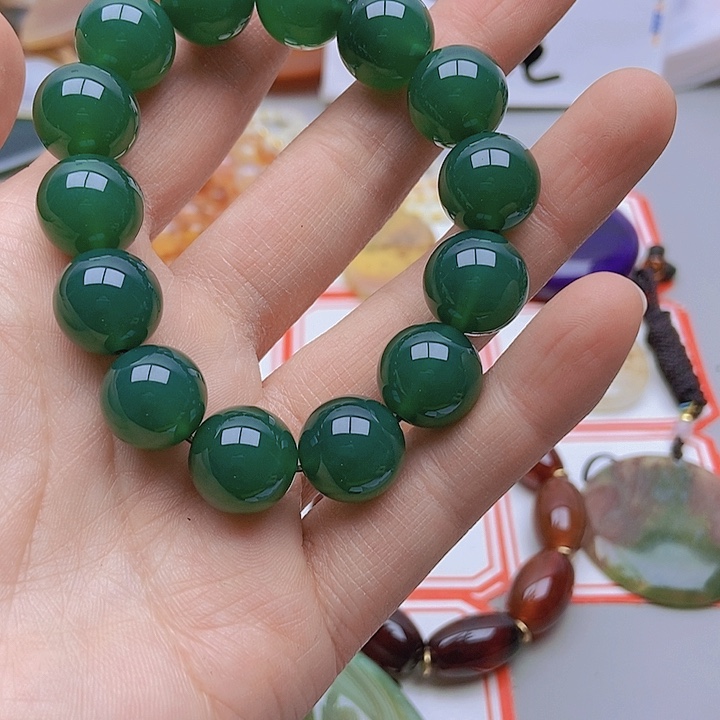 【闪购商品】玛瑙/玉髓珠宝半成品未镶嵌百****线