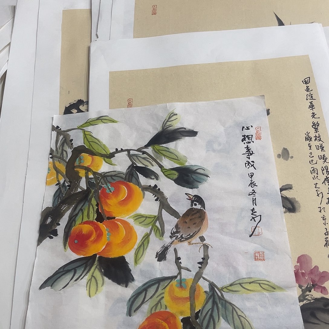 姜奇老师花鸟作品45×34