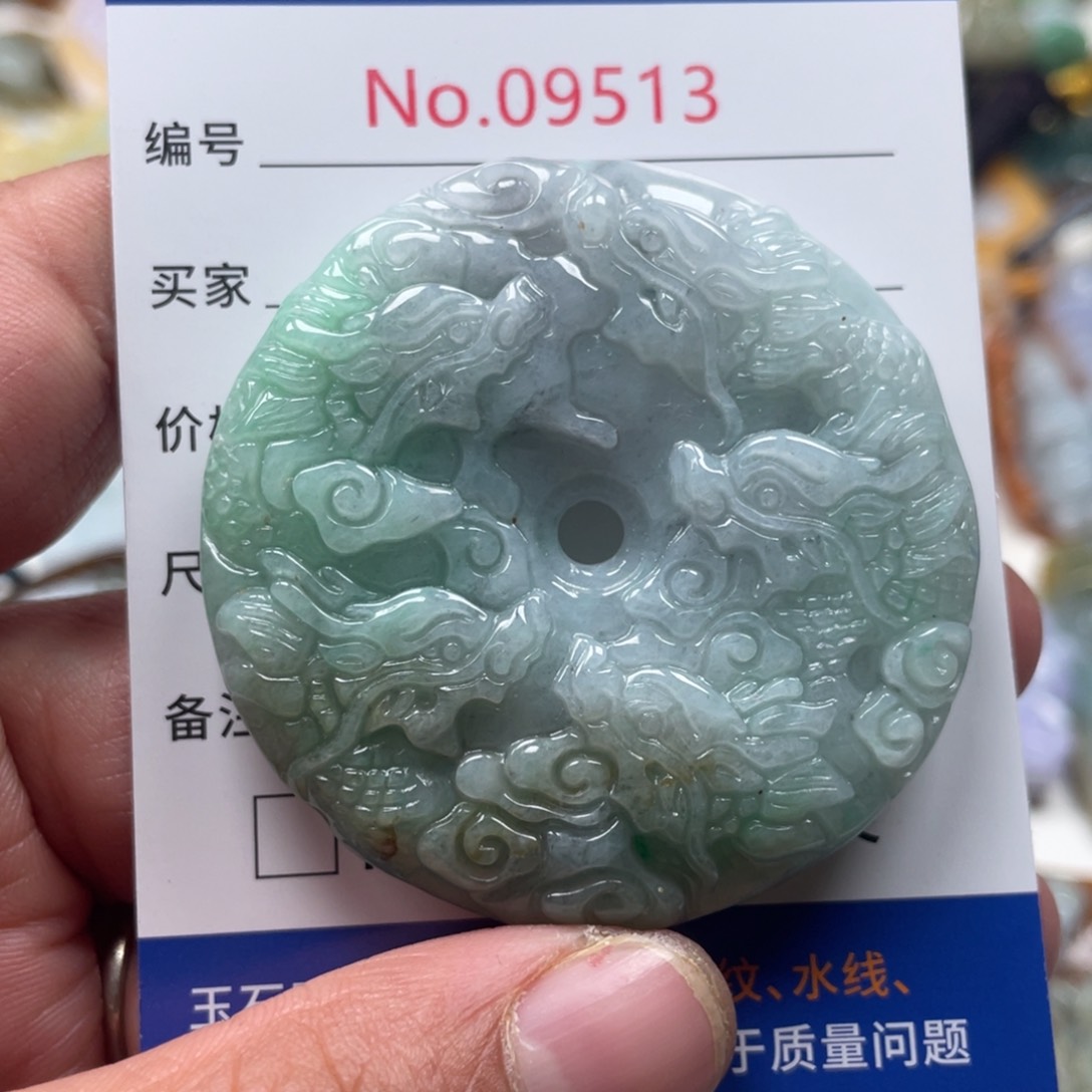 翡翠挂件未镶嵌翡玉缘翡翠挂件