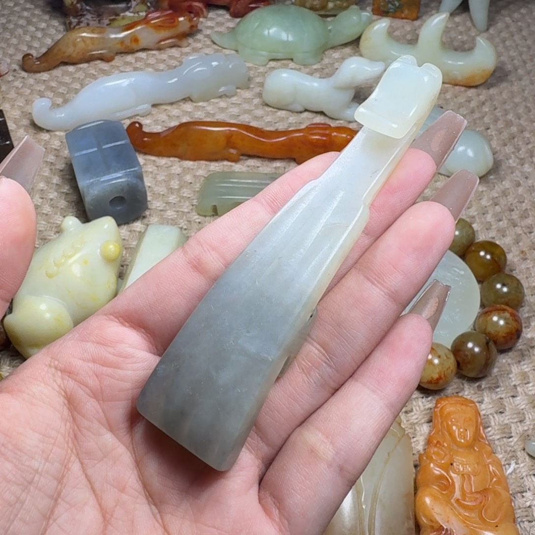 白玉菩提吊坠挂件