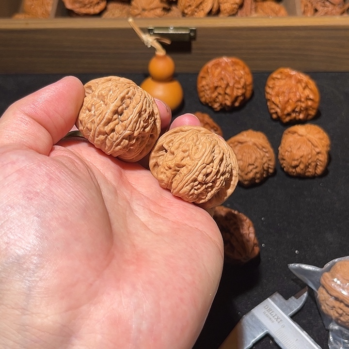 吊坠文玩核桃6-全白40