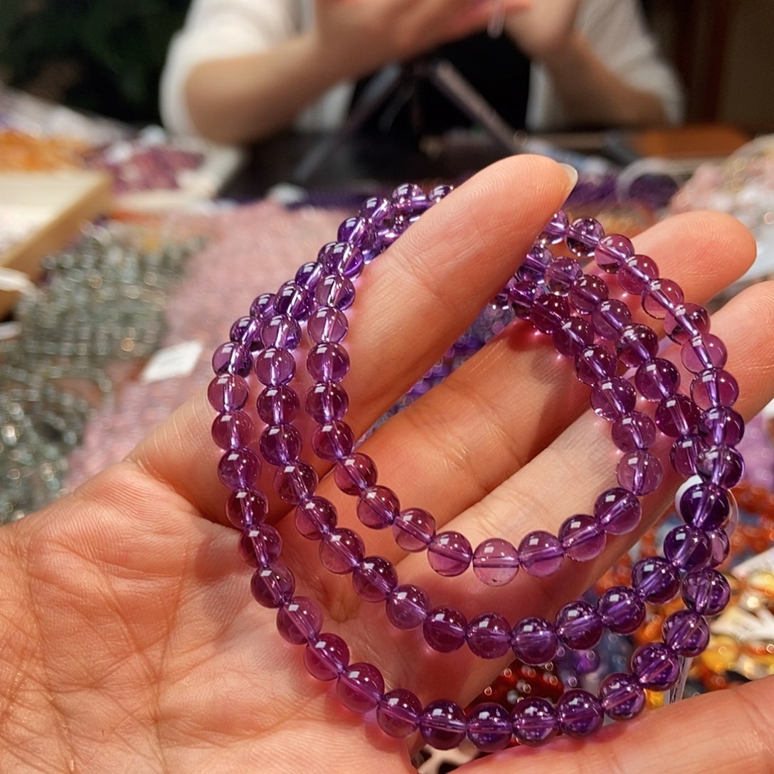 妮***妮水晶手链未镶嵌水晶手串5.5