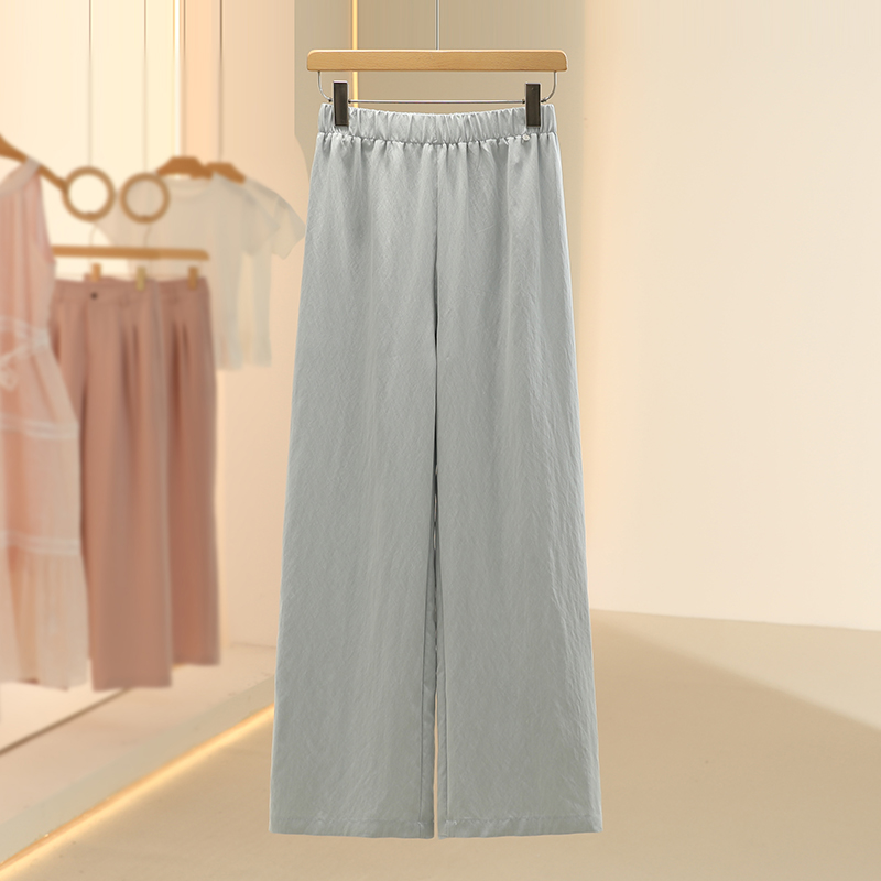 【芙】奶呼呼洋气百搭直筒休闲裤2025夏季新款设计感品牌女