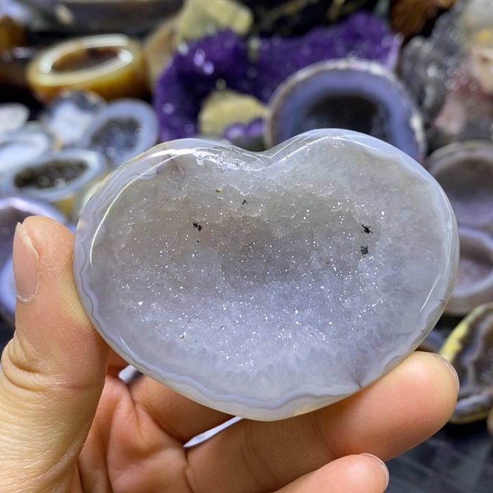 未镶嵌珠宝半成品水晶白软心