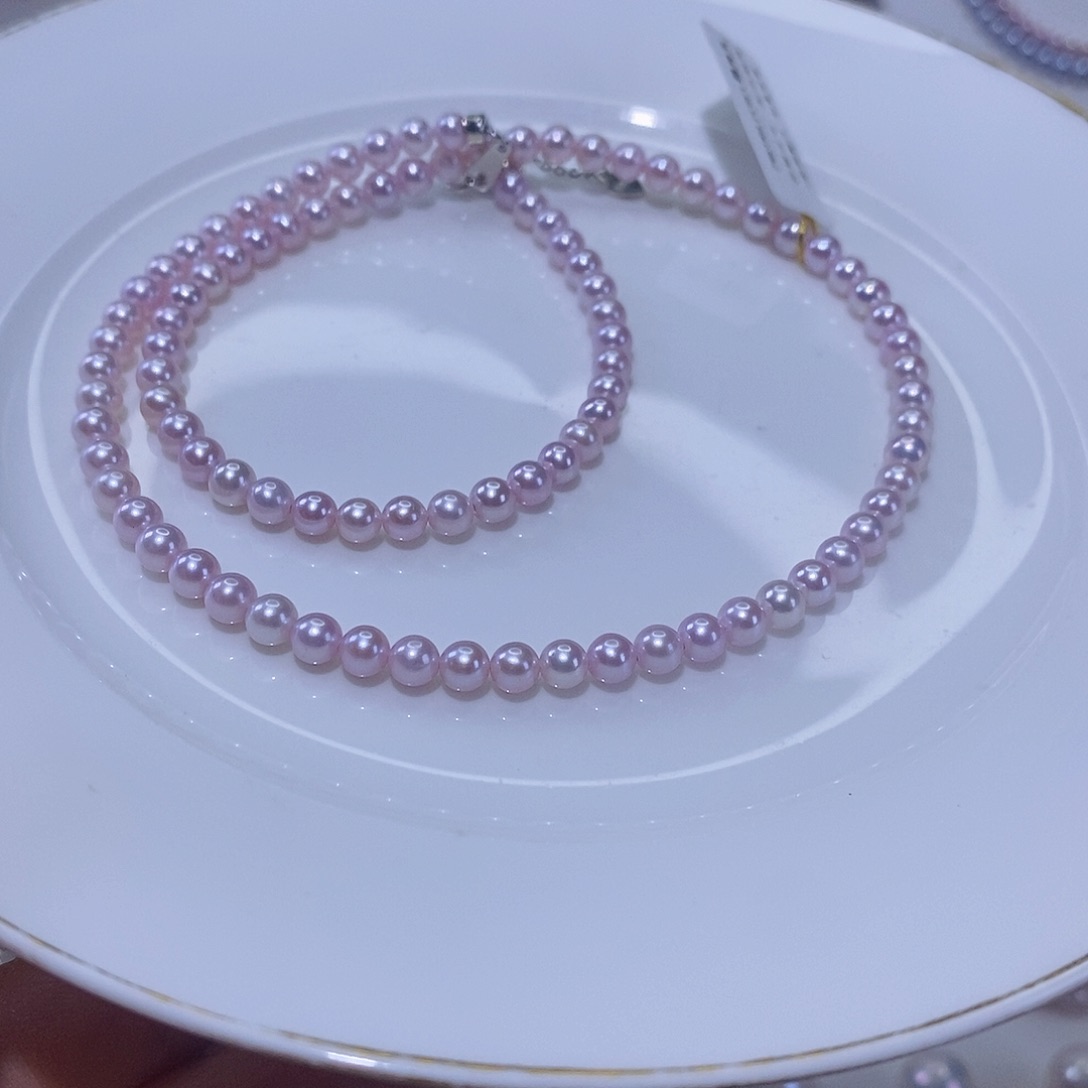 淡水珍珠颈饰银S925镶嵌泡**3