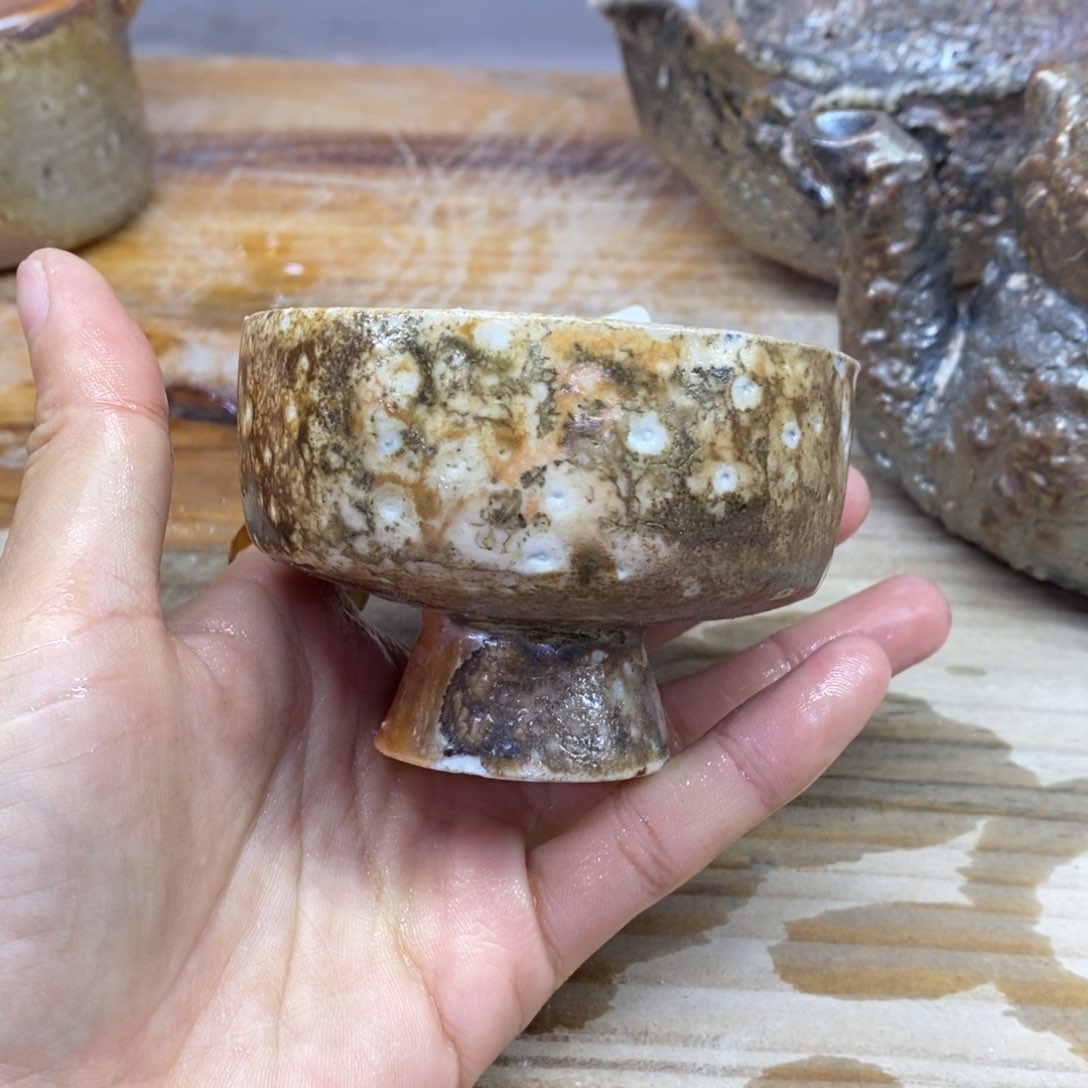 陶园柴烧，精品高货。976瑕疵