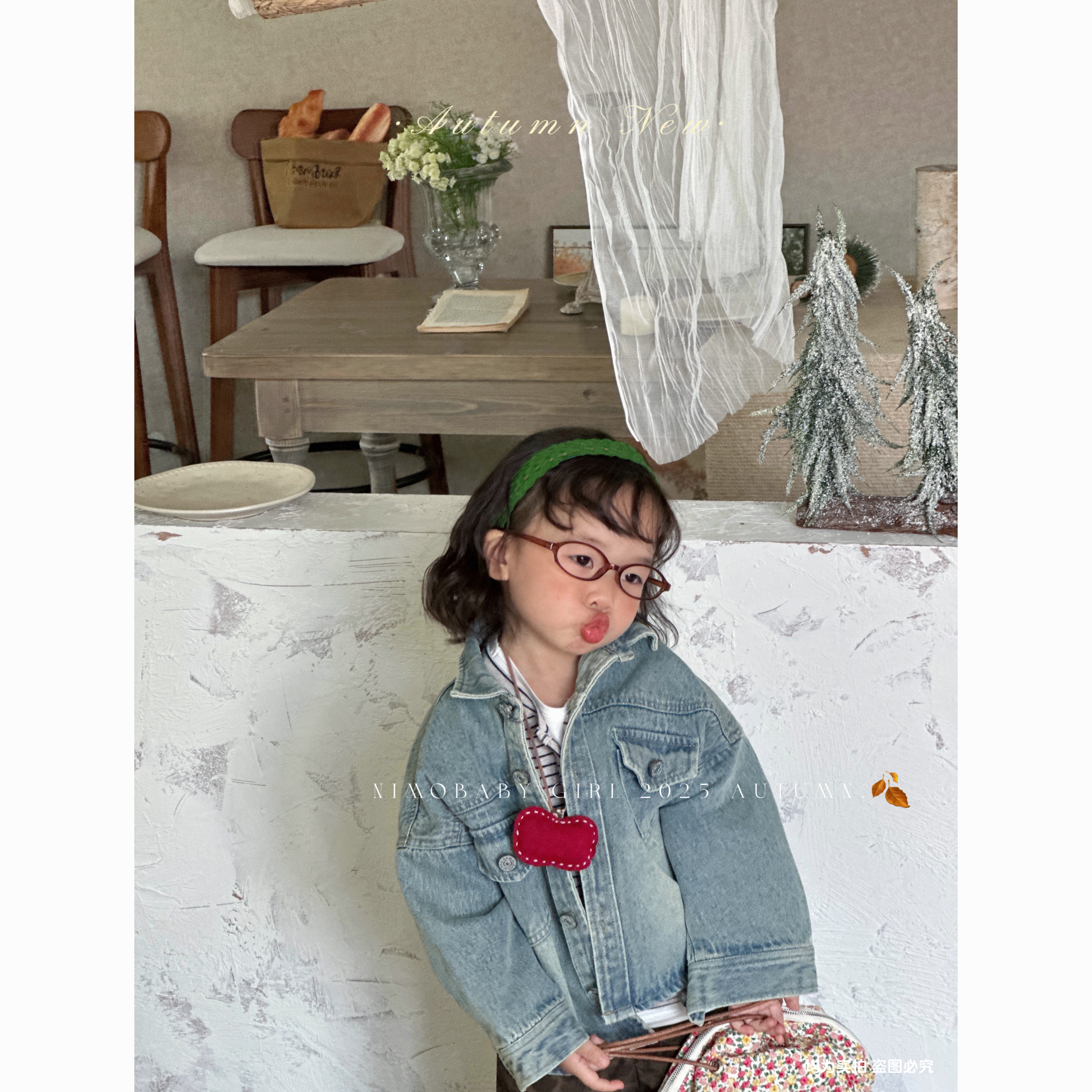 NIMO【牛仔梦想家】韩版秋季新款宝宝时尚百搭亲肤透气外穿牛仔外套