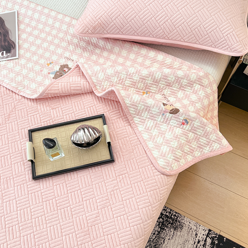 纯棉牛奶绒床盖牛奶绒榻榻米垫子床单