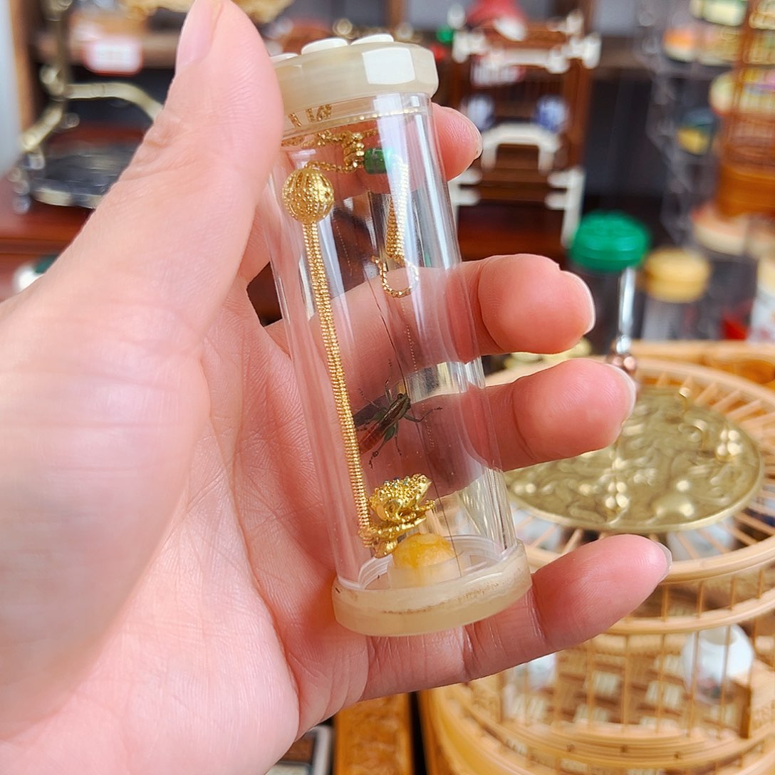 木牛角十二边竹蛉筒➕金蟾攀爬簧➕糖果