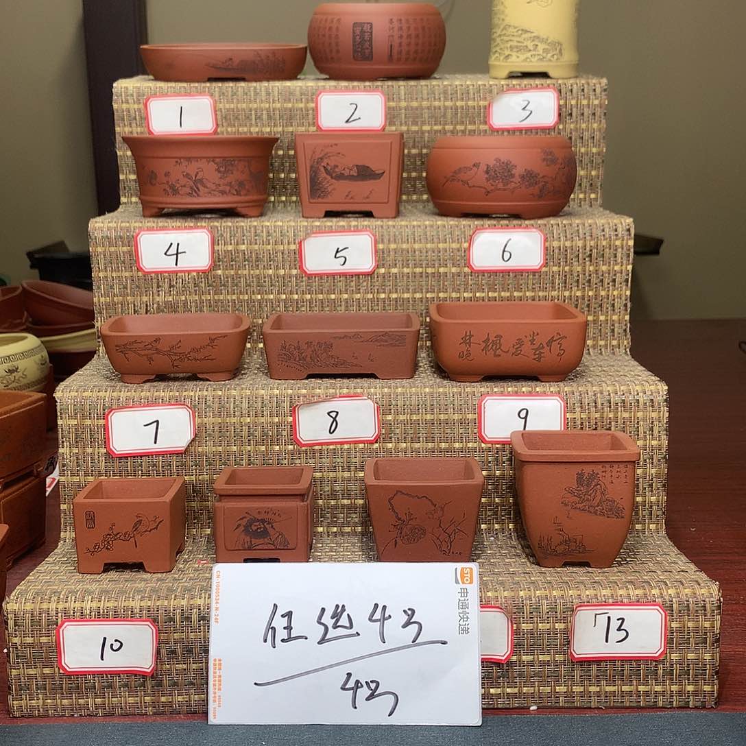 紫砂花盆紫砂的颜色